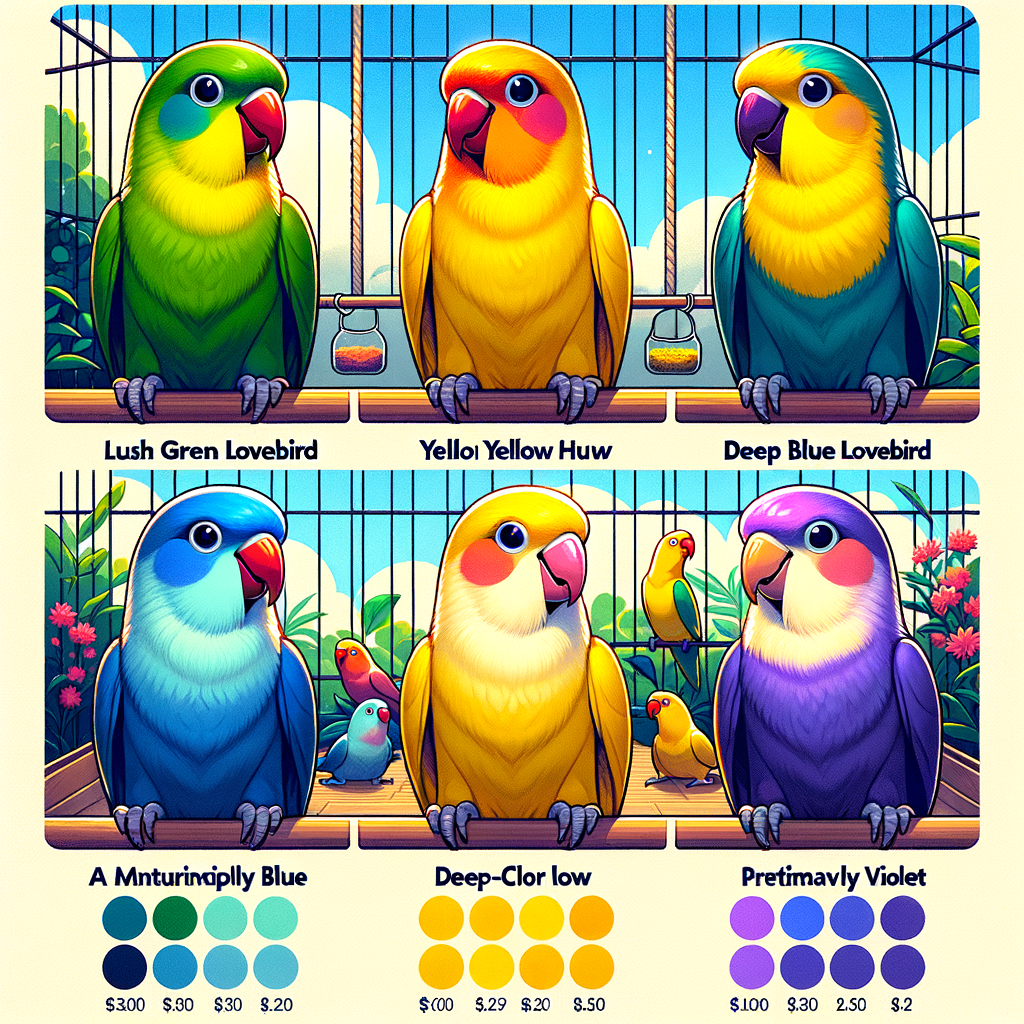 Temukan 5 Jenis Burung Lovebird Biola: Harga, Perawatan, dan Ciri Unik!