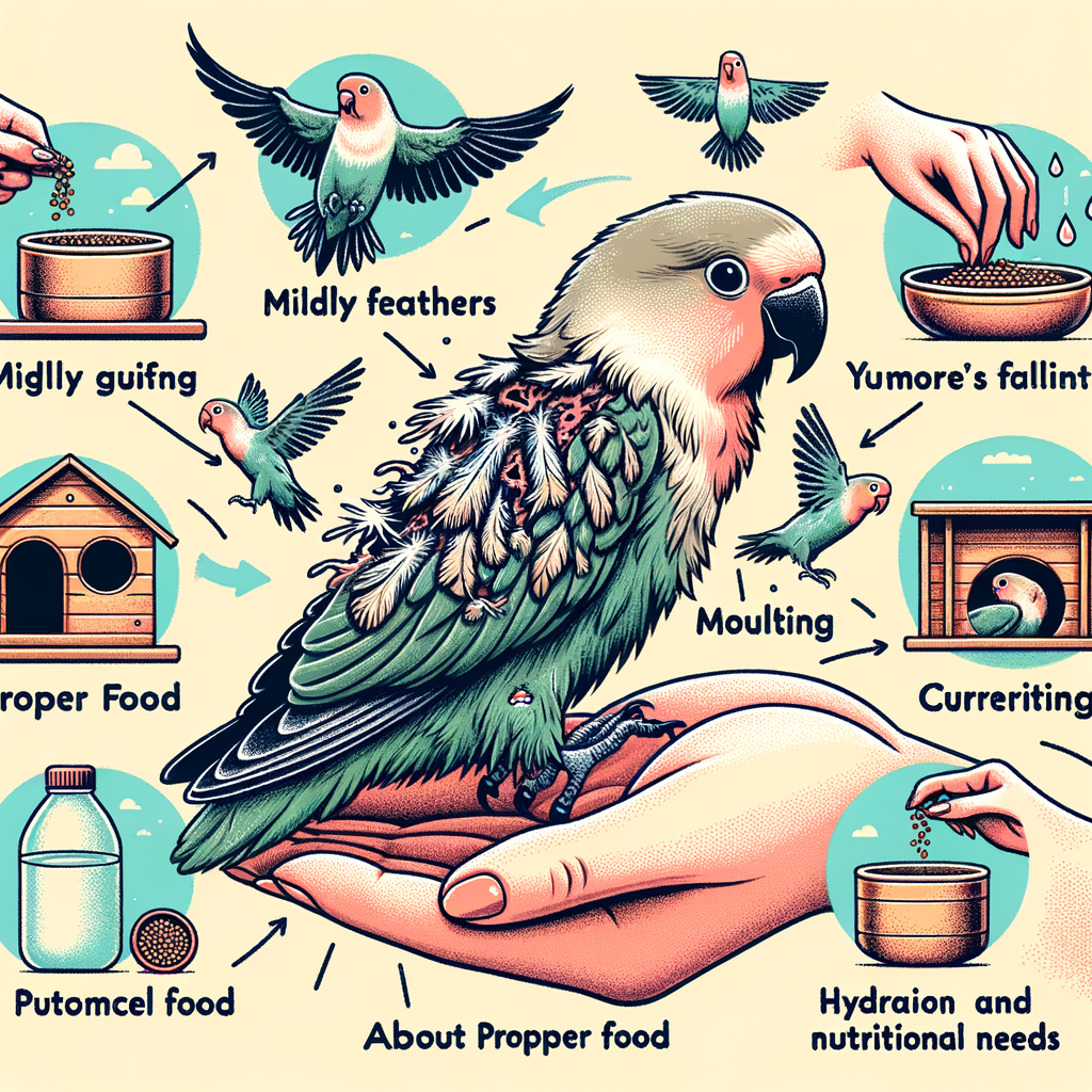 Atasi Kerontokan Bulu Lovebird Mabung: Tips Perawatan Efektif!